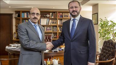 Azad Kashmir’s president visits Anadolu Agency