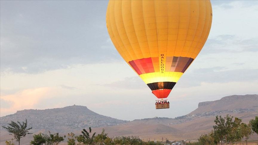 Mardin semalarında balon turu keyfi 