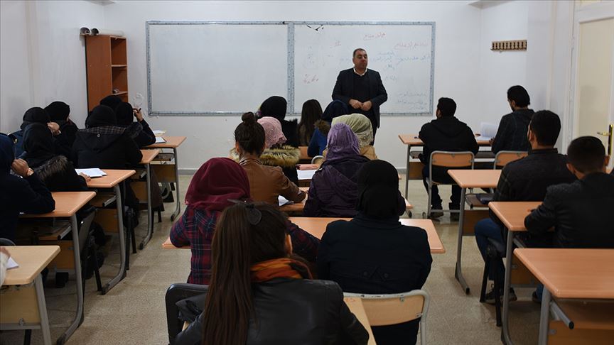 Suriye'de terörden arındırılan bölgelerde yüksek öğrenim fırsatı