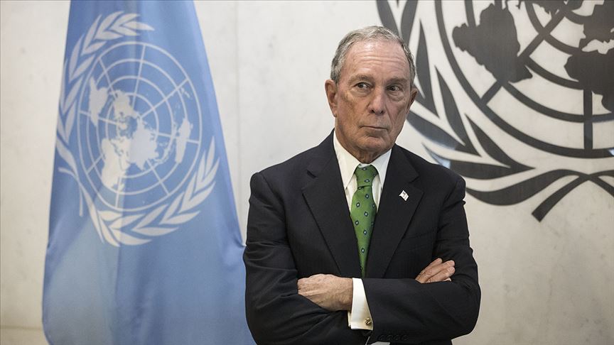 ABD'de başkanlık yarışına katılan Bloomberg BM iklim değişikliği temsilciliğinden ayrıldı