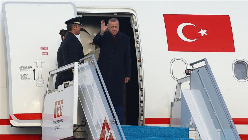 Cumhurbaşkanı Erdoğan Katar'da