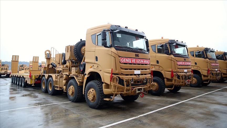 BMC ve Öztreyler 72 tank taşıyıcıyı MSB'ye teslim etti