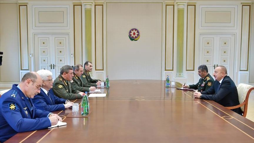 Президент Азербайджана принял начальника Генштаба России