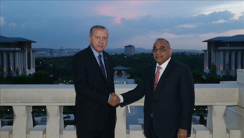 أردوغان لعبد المهدي: ندعم وحدة واستقرار العراق