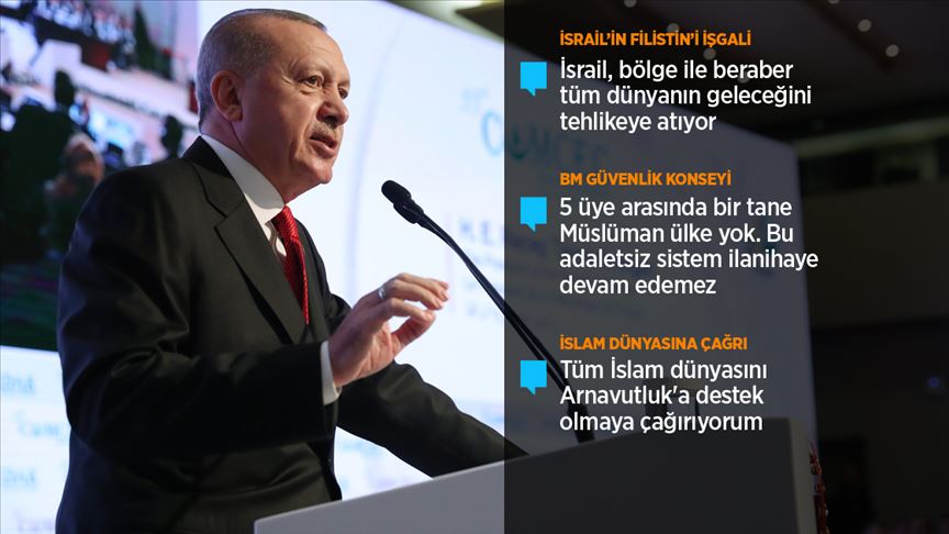 Erdoğan: Demokrasiyi kimseye bırakmayanlar Müslümanlar taciz edilirken üç maymunu oynuyor