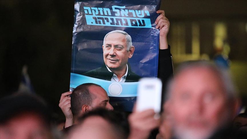 Tel Aviv'deki Netanyahu'ya destek gösterisine beklenen katılım olmadı 