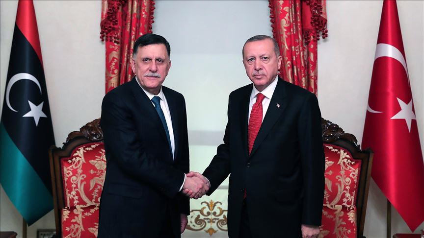 Turquie : Erdogan reçoit al-Sarraj à Istanbul
