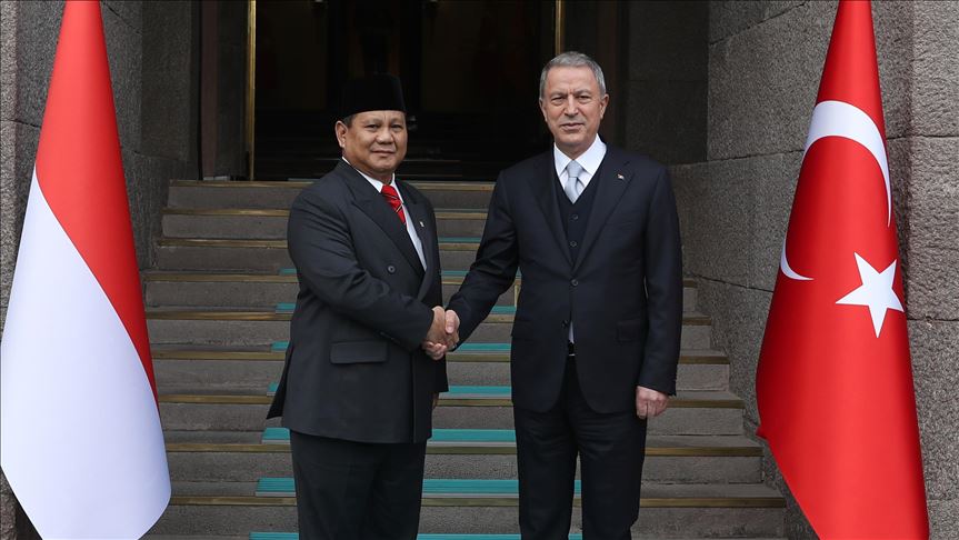 Turkish defense chief receives Indonesian counterpart