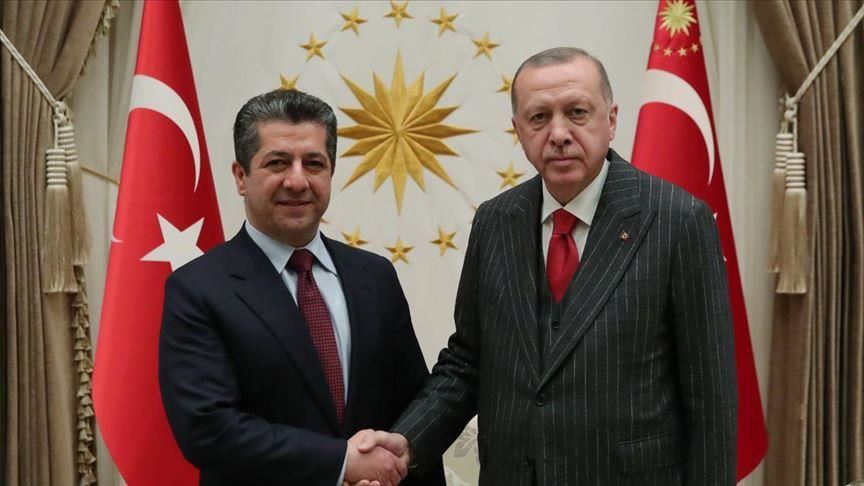 Turkish president meets PM of Iraq's Kurdish region