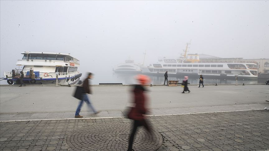 İstanbul'da hava koşulları nedeniyle bazı vapur seferleri iptal