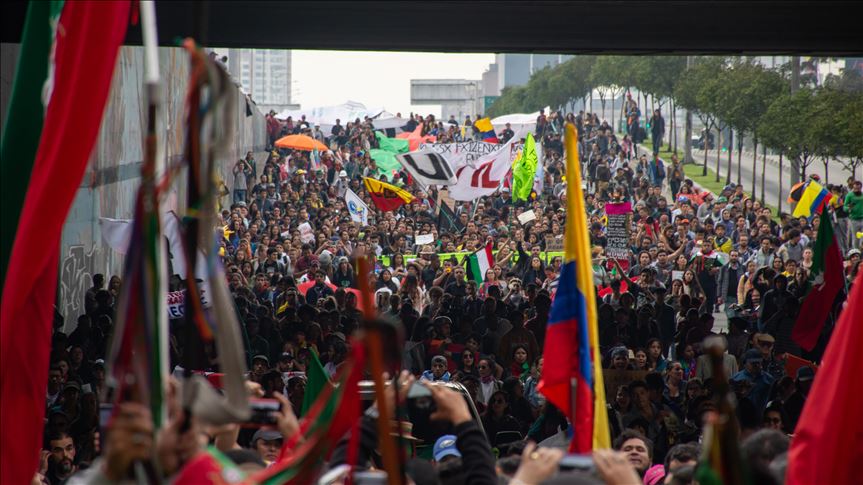 Colombie: neuvième jour de contestations