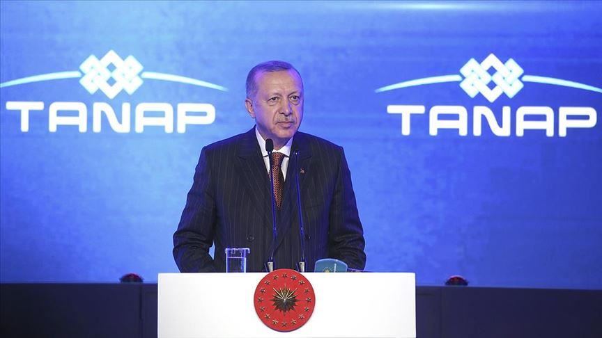 Erdoğan: TANAP, projekt simbol i miqësisë rrënjësore mes vendeve tona
