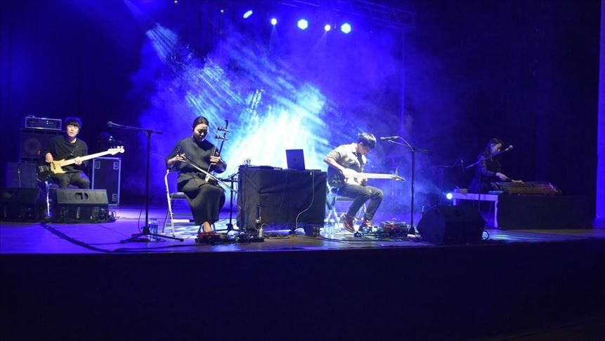 South Korean rock band Jambinai performs in Turkey