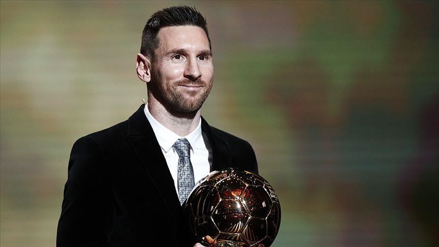 Football Lionel Messi wins Ballon D'Or for sixth time
