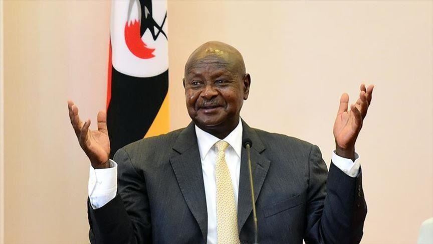 Uganda's president leads anti-corruption walk