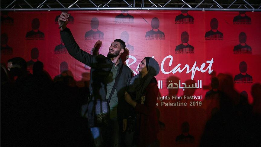 Gazze'de 'Kırmızı Halı Film Festivali' başladı