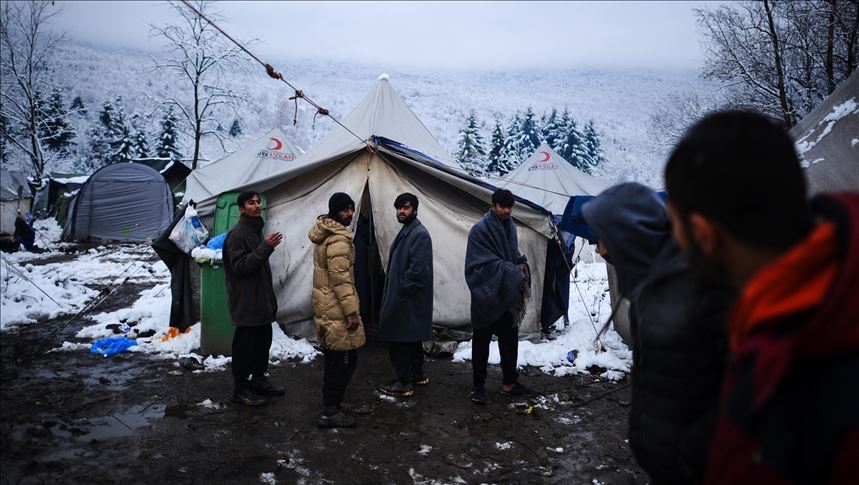 Migrants: Froid glacial et conditions extrêmes, une lutte de survie aux portes de l’UE