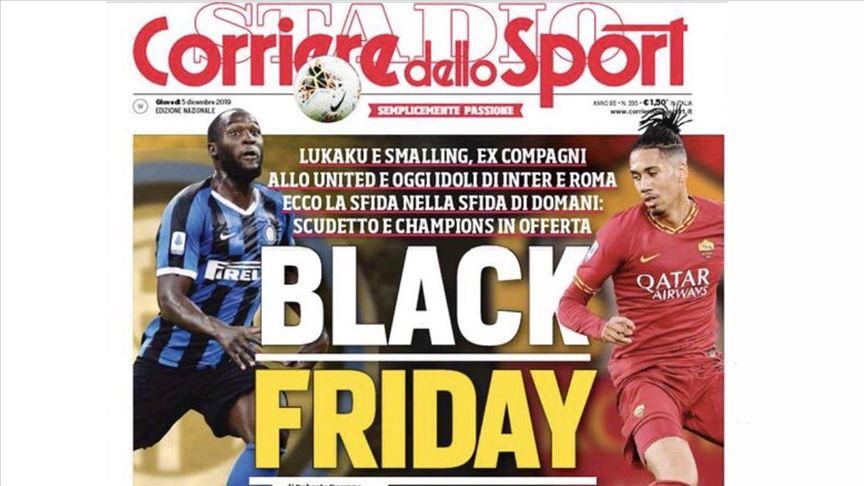 İtalyan gazetesinin 'Black Friday' manşeti ırkçılık tartışmalarını alevlendirdi