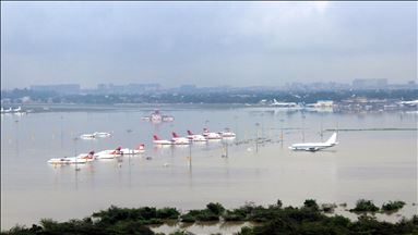 Bandara Lawas Malaysia tutup karena terendam banjir