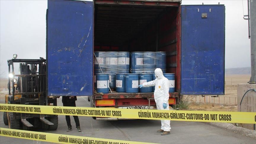 Turkey foils bid to smuggle 18 tons of cyanide compound