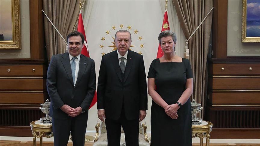 دیدار رئیس‌جمهور ترکیه با معاون رئیس كمیسیون اروپا