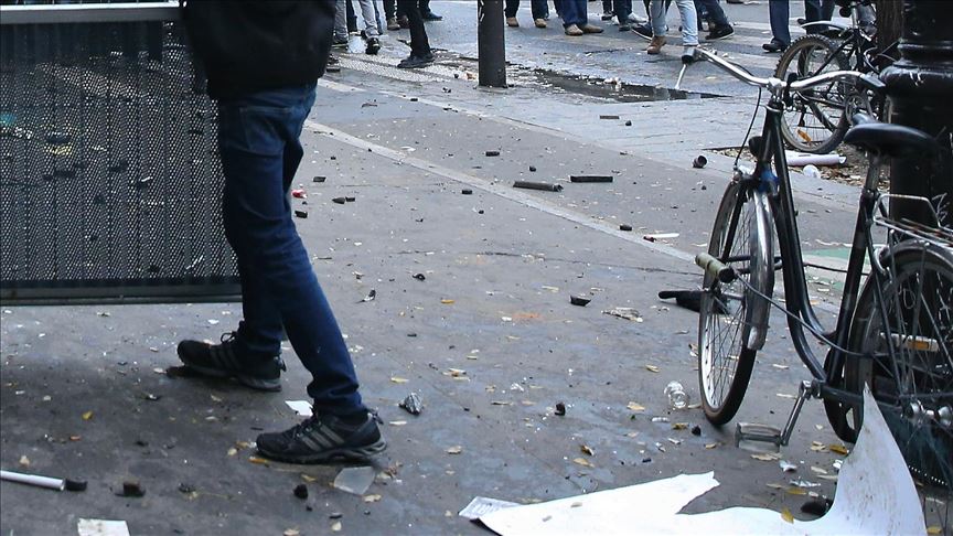 France/réforme des retraites: des scènes de saccage à Nantes en marge de la manifestation 