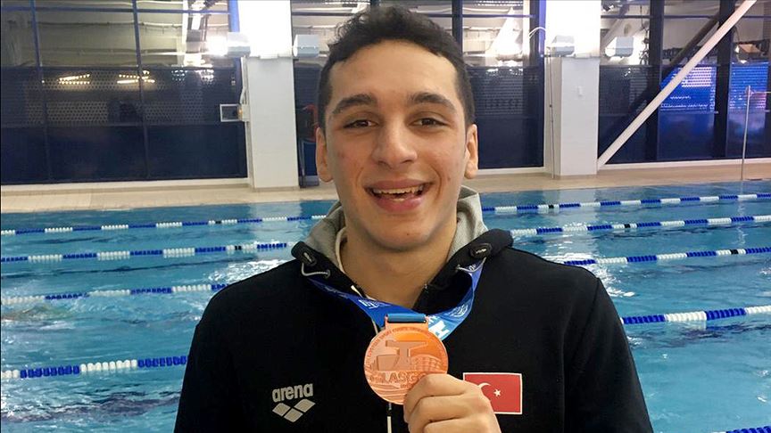 Milli yüzücü Ümitcan Güreş Avrupa üçüncüsü
