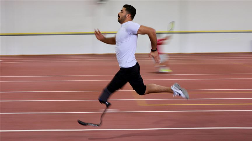 Bedensel engelli atlet Muhammed'in yeni hedefi paralimpik oyunlar 