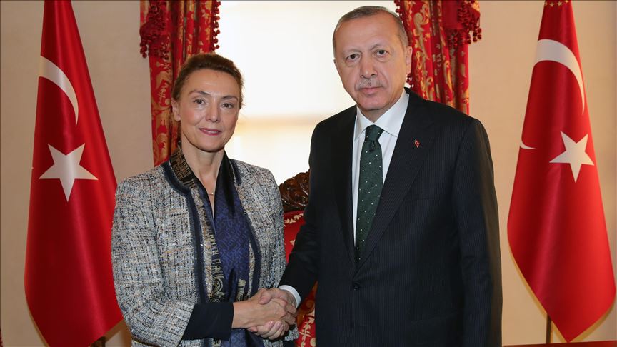 دیدار اردوغان و دبیرکل شورای اروپا در استانبول
