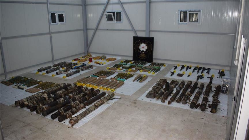 Turkish forces seize large amount of ammunition