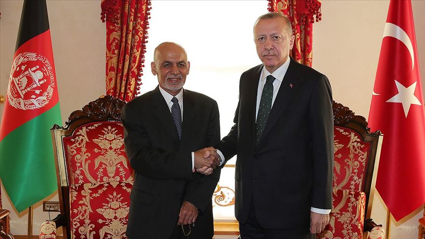 Cumhurbaşkanı Erdoğan Afganistan Cumhurbaşkanı Eşref Gani ile görüştü