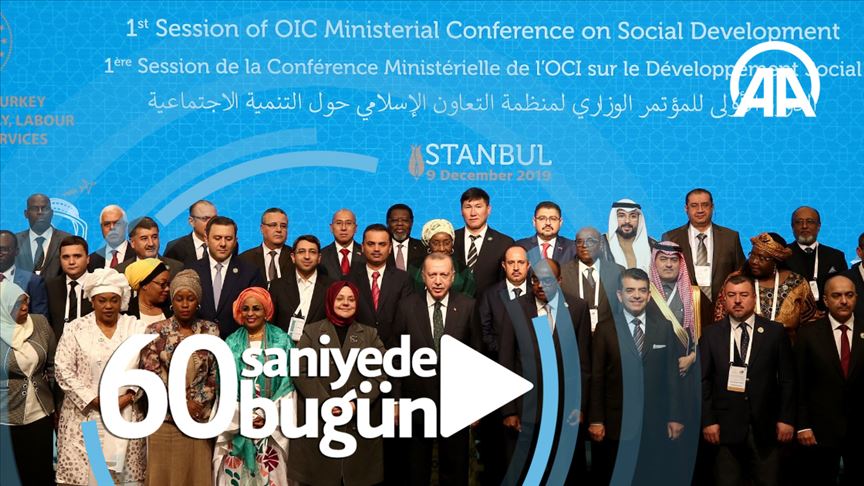 60 saniyede bugün (09 Aralık 2019)