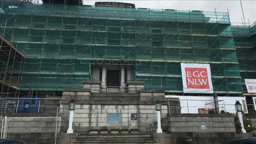 Welsh library with a secret escaped Nazi bombing