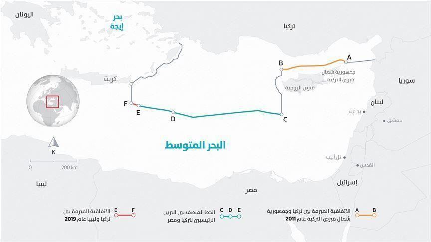 تركيا تتقدم بطلب إلى الأمم المتحدة لتسجيل مذكرة التفاهم مع ليبيا