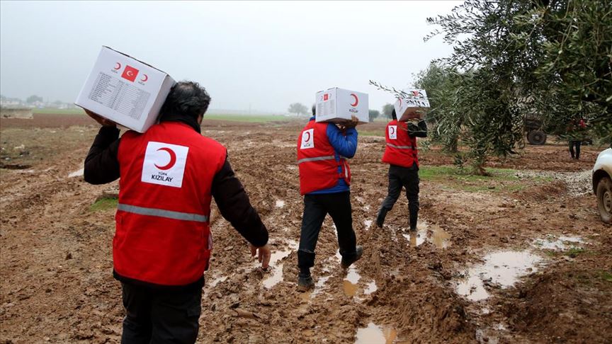 turk kizilaydan suriye ye insani yardim