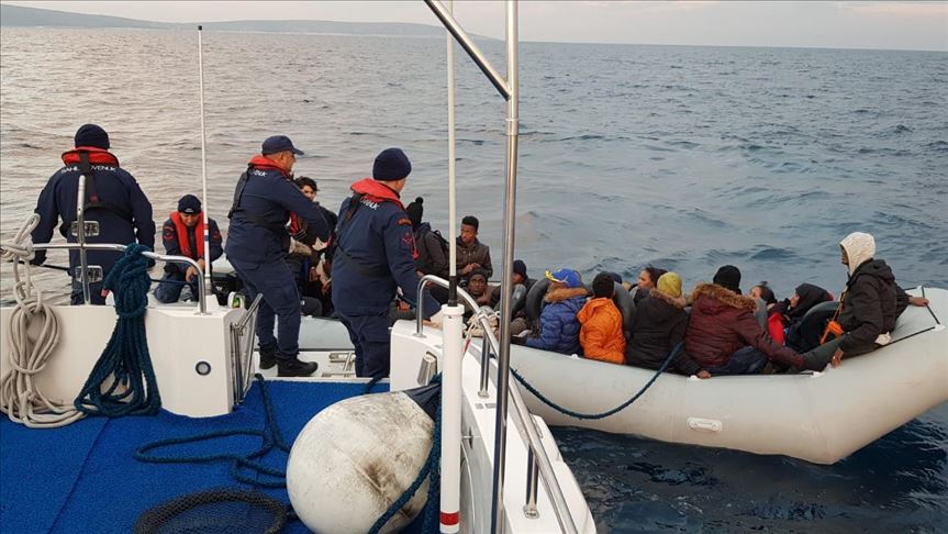 گارد ساحلی ترکیه 108 پناهجو را از خطر مرگ نجات داد