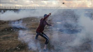 Des Palestiniens affluent la frontière de Gaza pour participer à la Marche du grand retour