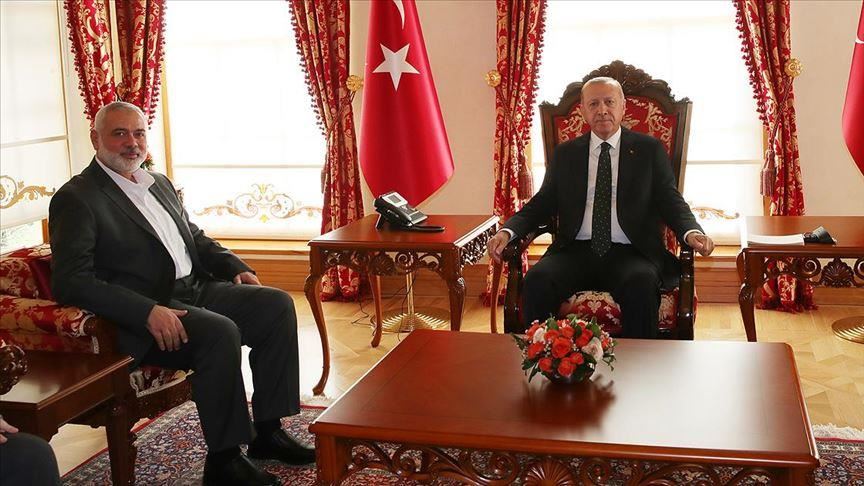 Le président Erdogan reçoit Haniyeh à Istanbul