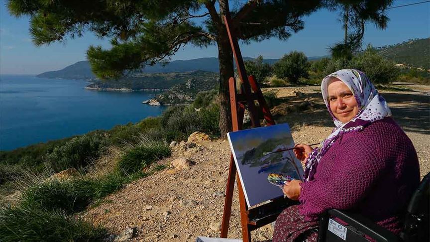 Kistom pobijedila invaliditet: Ne mogu otići na planinu, ali je mogu naslikati 