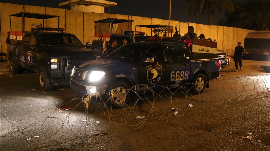 العراق.. إضرام النار بمخيم تابع لمرجع شيعي في كربلاء