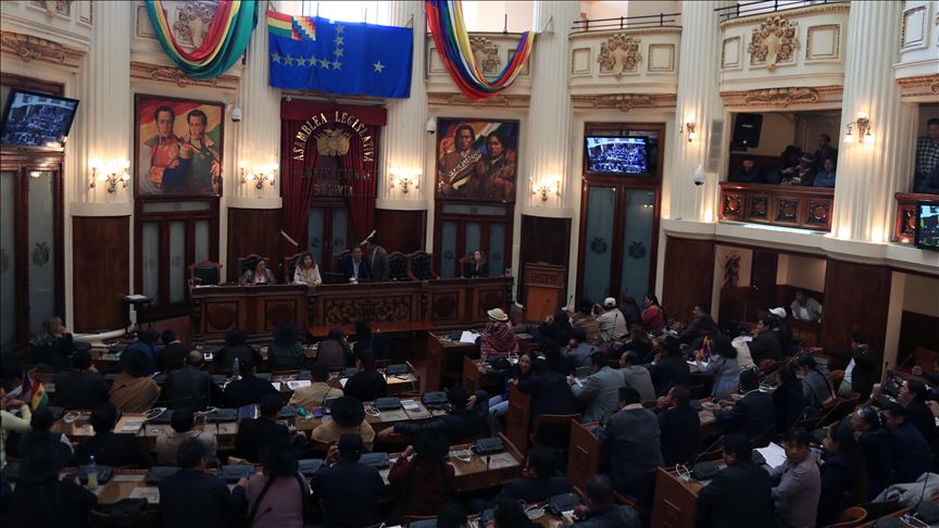 Parlamento de Bolivia sesiona para elegir a los nuevos magistrados del Tribunal Electoral 