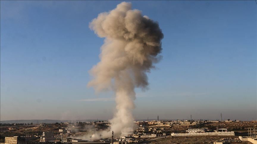 ارتفاع ضحايا قصف النظام السوري وروسيا على إدلب إلى 13 مدنيا