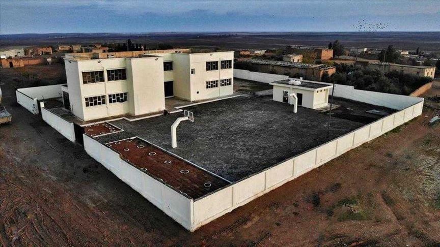 Syrian school renovated after being used as terror base
