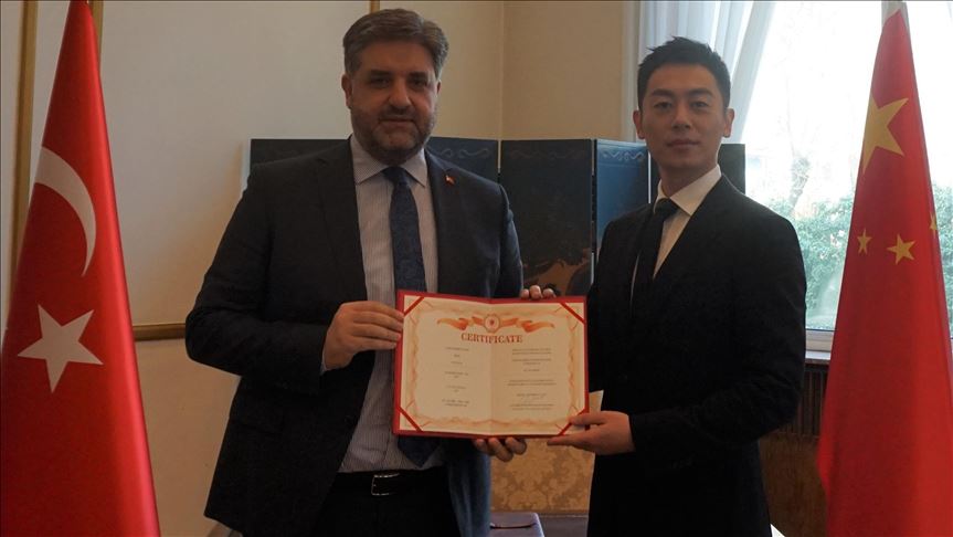 Chinese actor Zhu Yawen named tourism envoy for Turkey