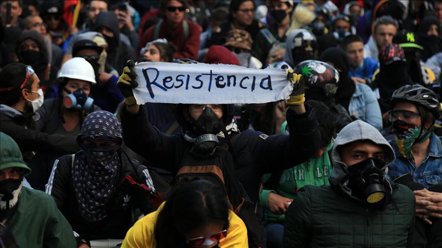Un mes de paro nacional en Colombia