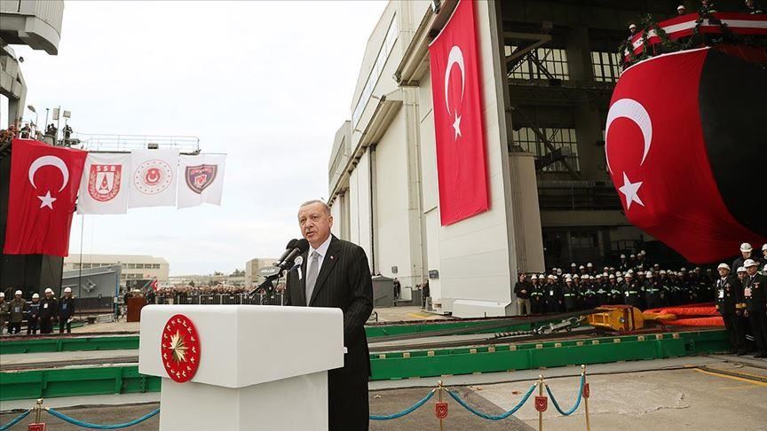 Presidenti turk Erdoğan: Nga vitit 2022, Turqia çdo vit do të vë në shërbim nga një nëndetëse