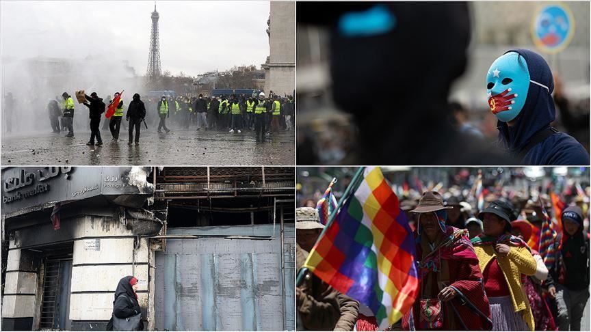El 2019, año de las protestas en el mundo