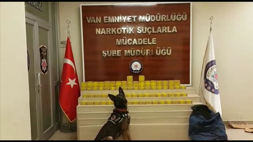 Police seize over 90 kg of heroin in eastern Turkey
