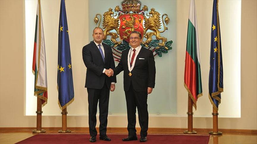 Turkish diplomat awarded Bulgarian order by president