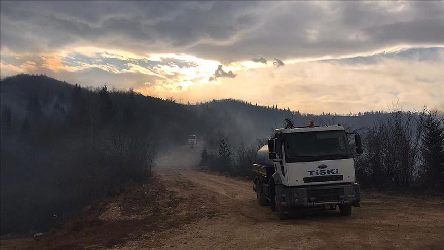 Trabzon'daki örtü yangınlarından 30'u söndürüldü